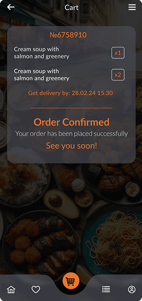 Order confirmation