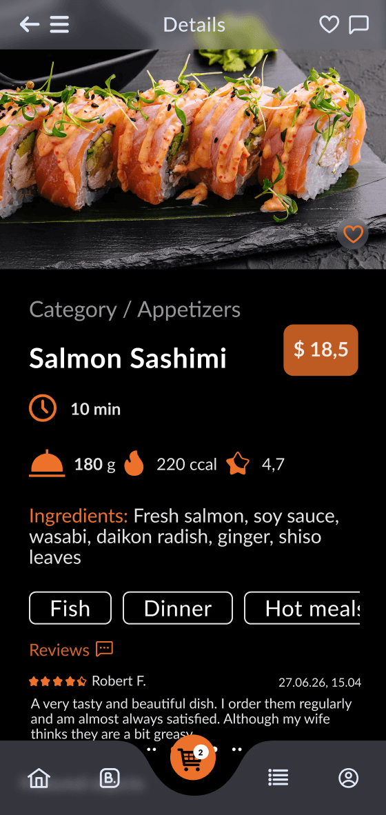 About the dish